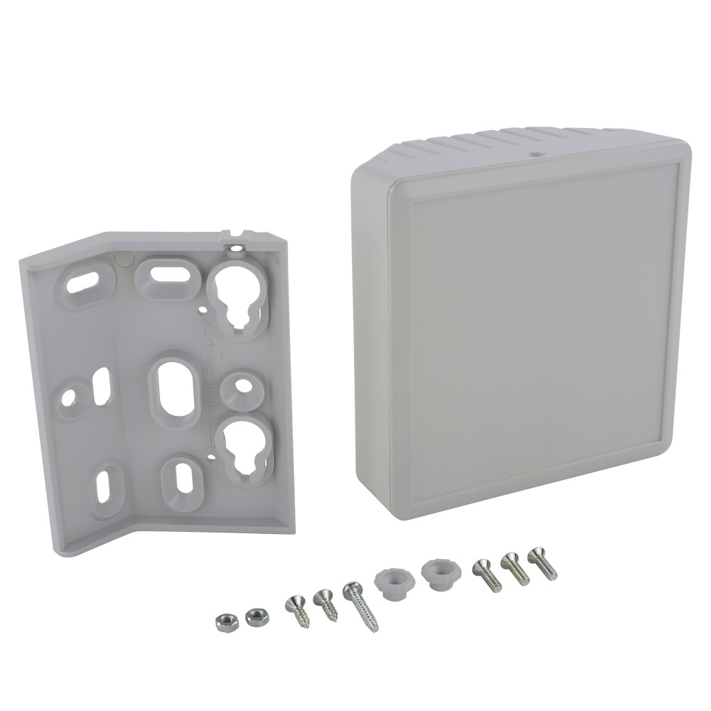 CB1500-10VGY-KIT - 1500 Series Universal Smart Enclosure Kit, Grey, ABS UL94-V0, 100x100x53.25mm
