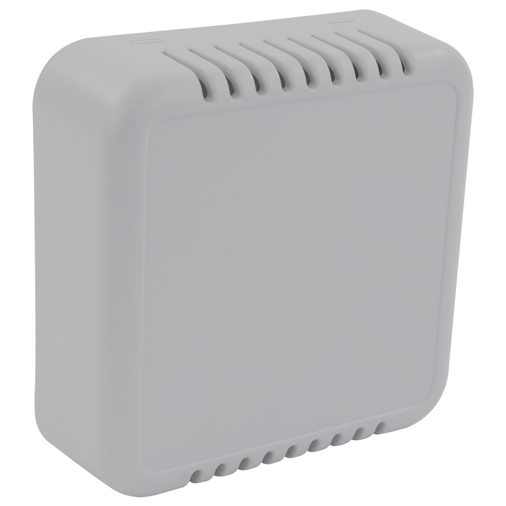 CBRS02VGY - Room sensor enclosure, Size 2, Vented, Grey, 74x74x25.5mm