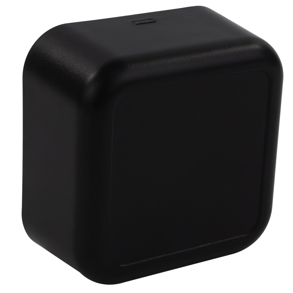 CBRS03SBK - Room sensor enclosure, Size 3, Solid, Black, 51x51x25.5mm