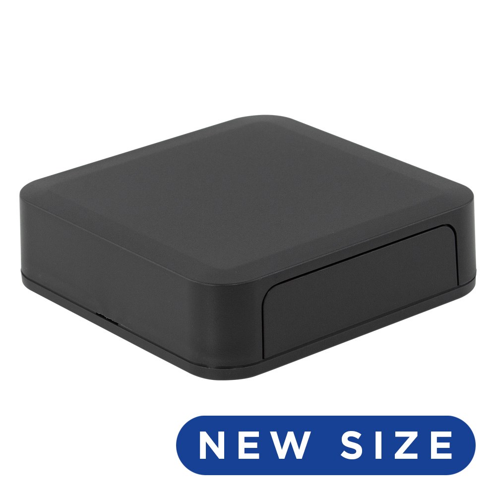 CDE9238DG - 92 Series Comms and Network Enclosure, Dark Grey, ABS UL94-V0, 80x80x22.5mm