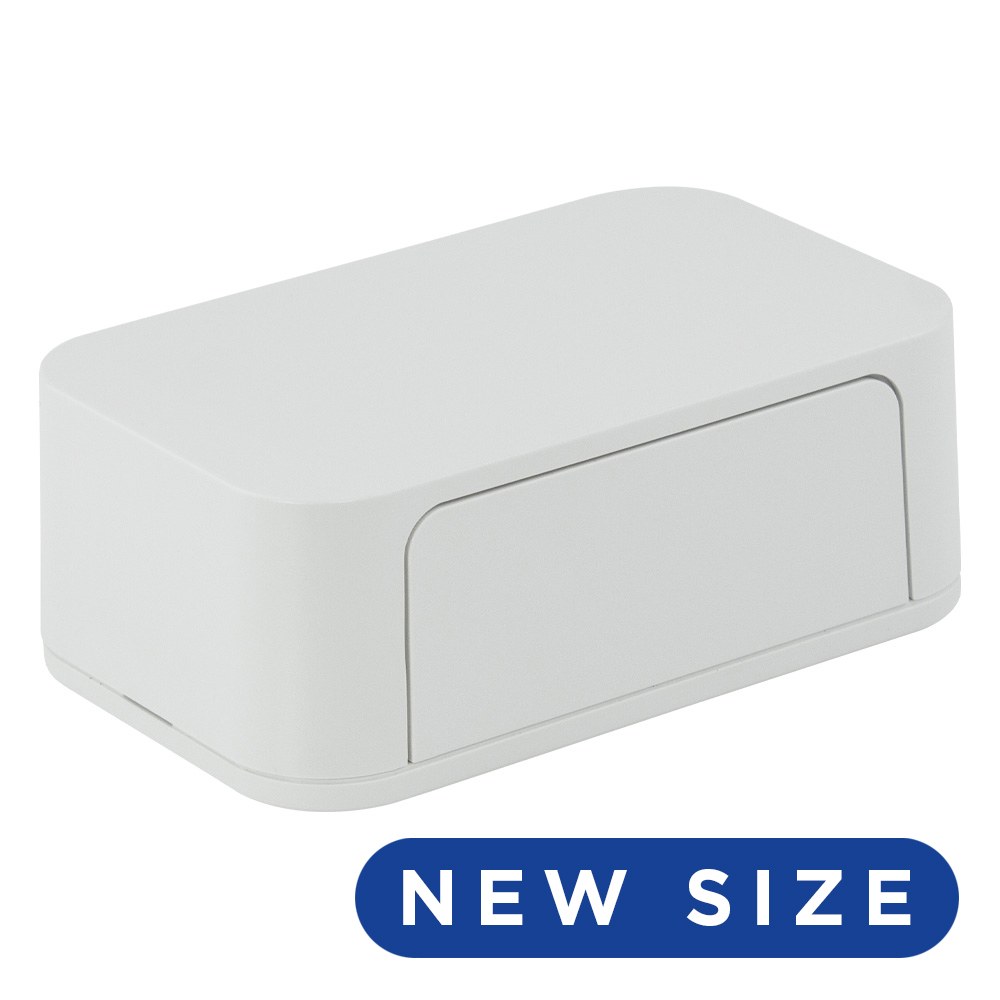 CDE9239WH - 92 Series Comms and Network Enclosure, White, ABS UL94-V0, 80x50x30mm