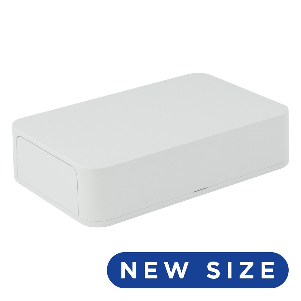 CDE9241WH - 92 Series Comms and Network Enclosure, White, ABS UL94-V0, 125x80x30mm