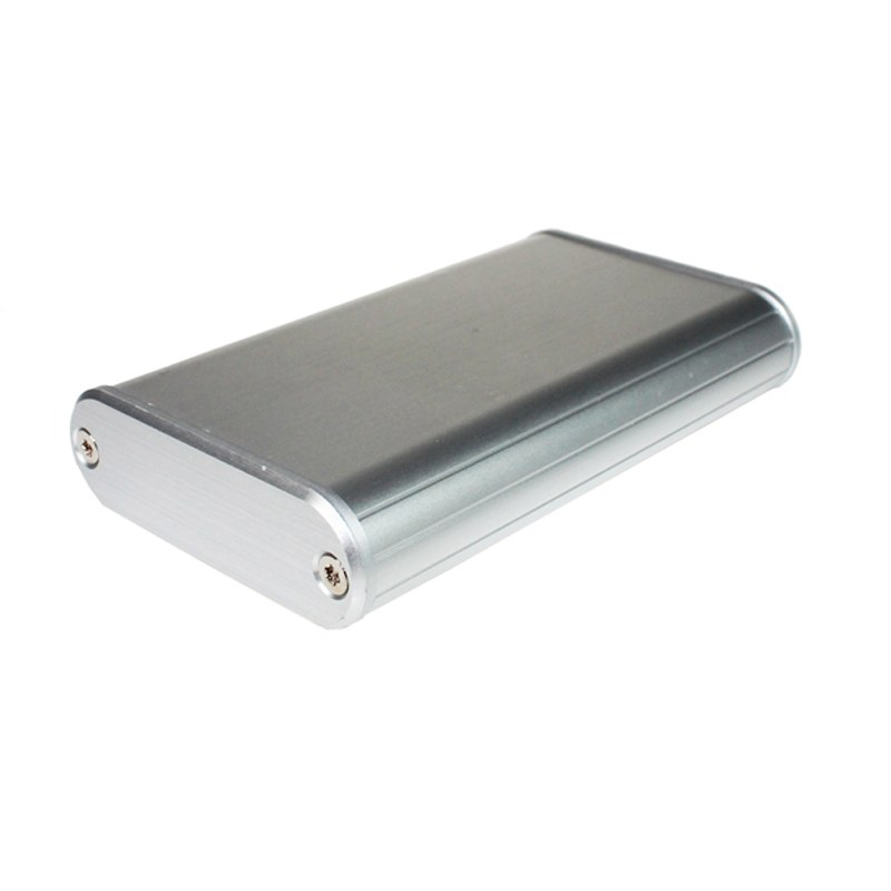 CDM8512SL - 85 Series Rounded Extruded Enclosure, Size 12, Silver 114x70x20