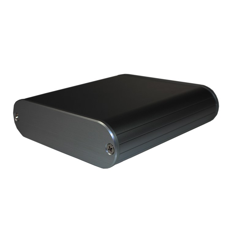 CDM8520BK - 85 Series Rounded Extruded Enclosure, Size 20, Black 112x110x30