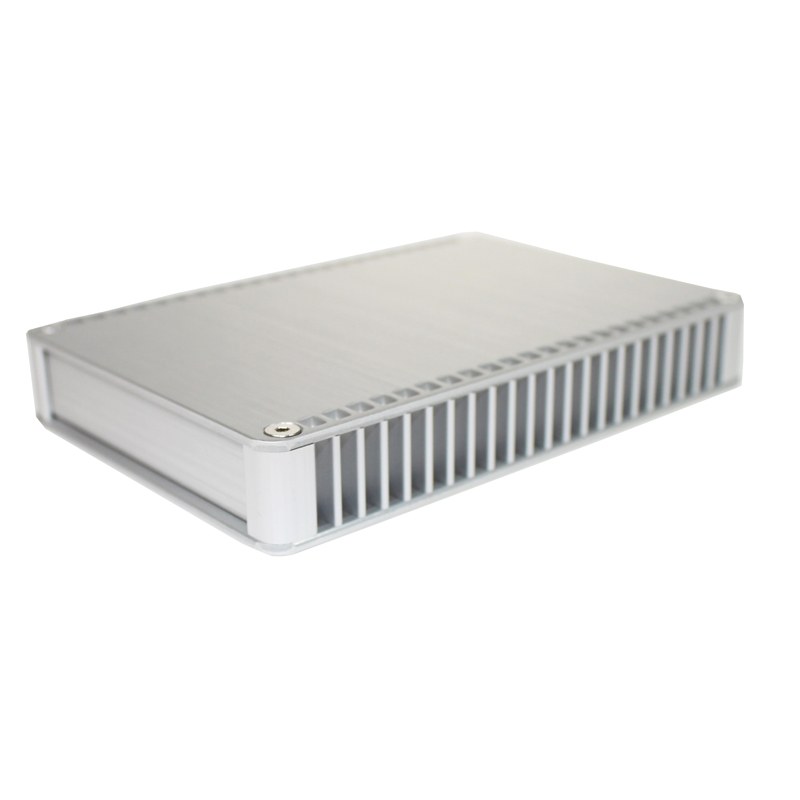 CDM8601SL - 86 Series Heatsink Aluminium Enclosure, Size 1, Silver, 130x89x20mm