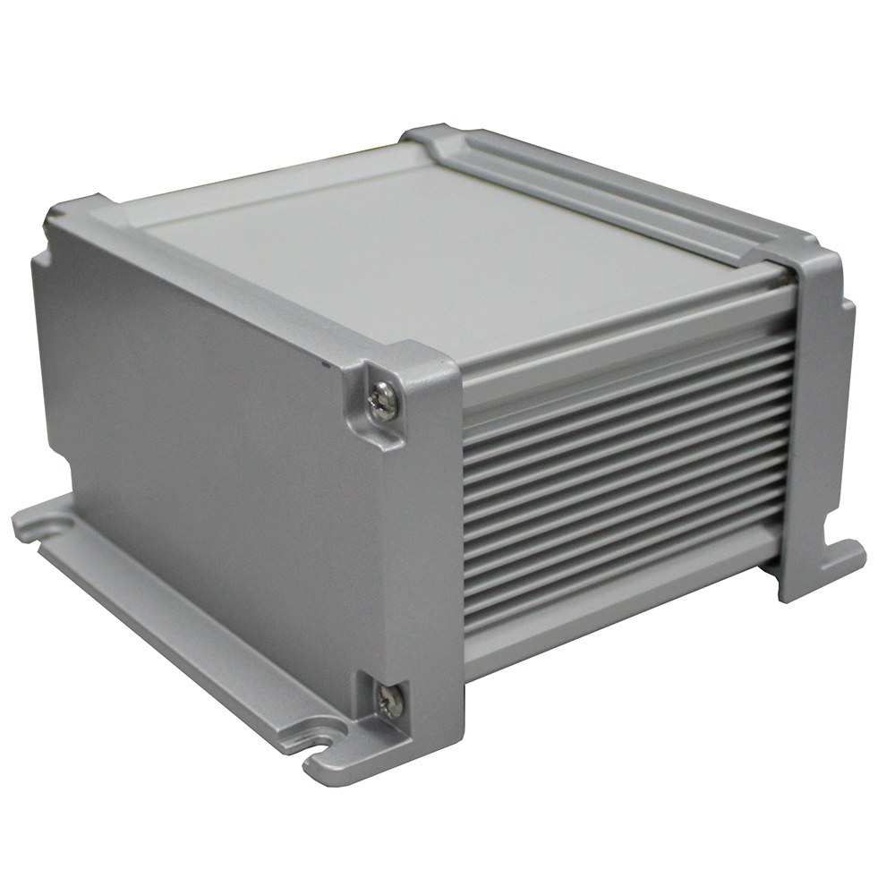 CDM8816SL/FL - 88 Series Flanged Waterproof Heatsink Aluminium Enclosure, IP68, Silver, Size 16, 150x106.3x56.3mm