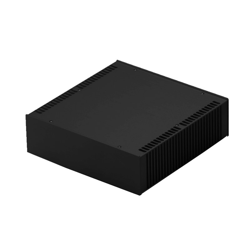 CDM9511BK - 95 Series Industrial Heatsink Enclosure, Black, 231x280x70mm
