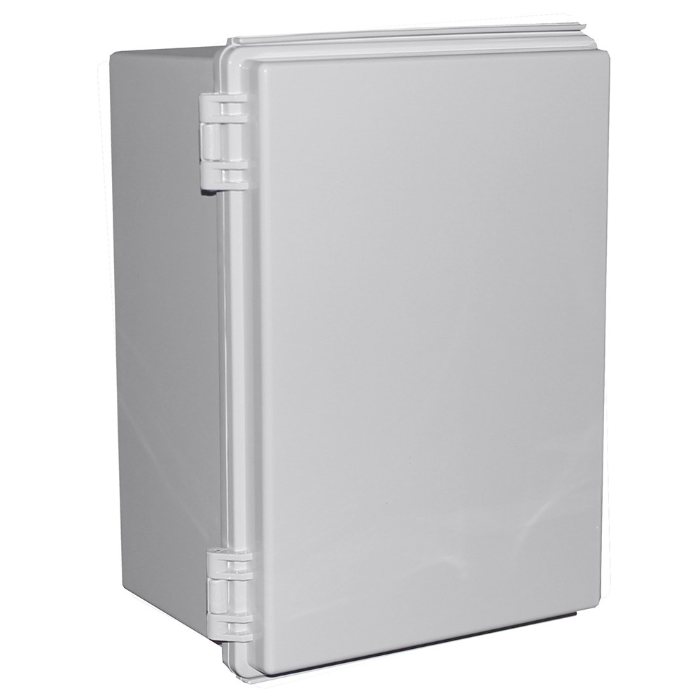 CHDX8-230 - X8 Series Waterproof Hinged Door Enclosure, Grey, Polycarbonate UL94-V0, 350x250x180mm