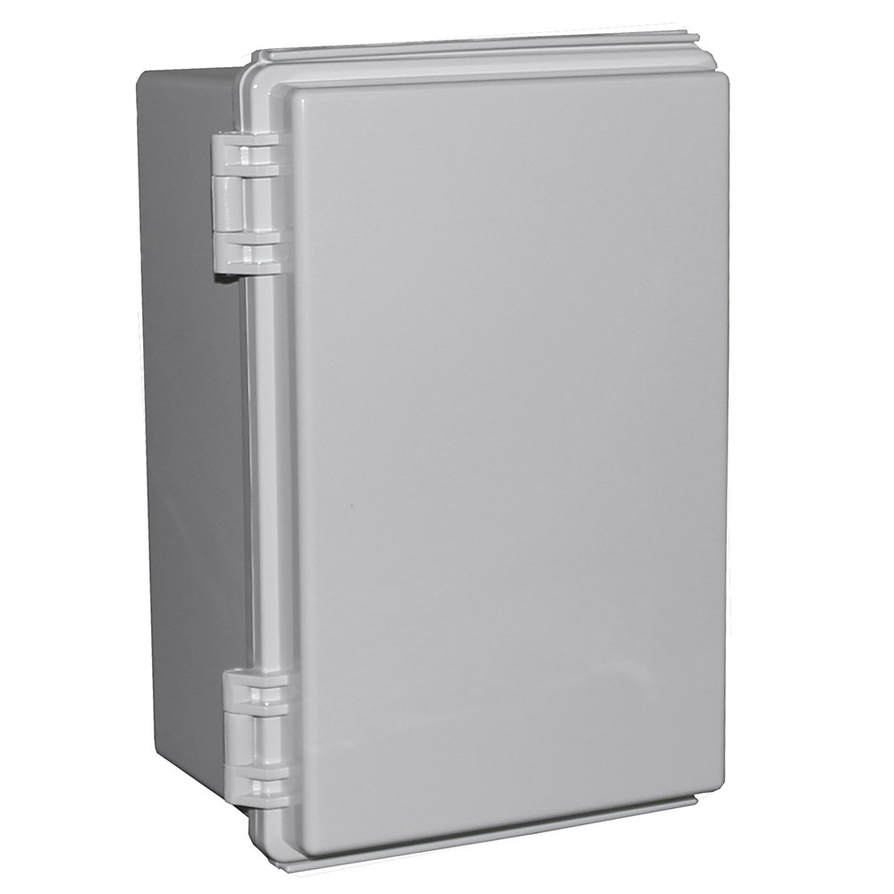 CHDX8-327 - X8 Series Waterproof Hinged Door Enclosure, Grey, ABS UL94-HB, 300x200x150mm