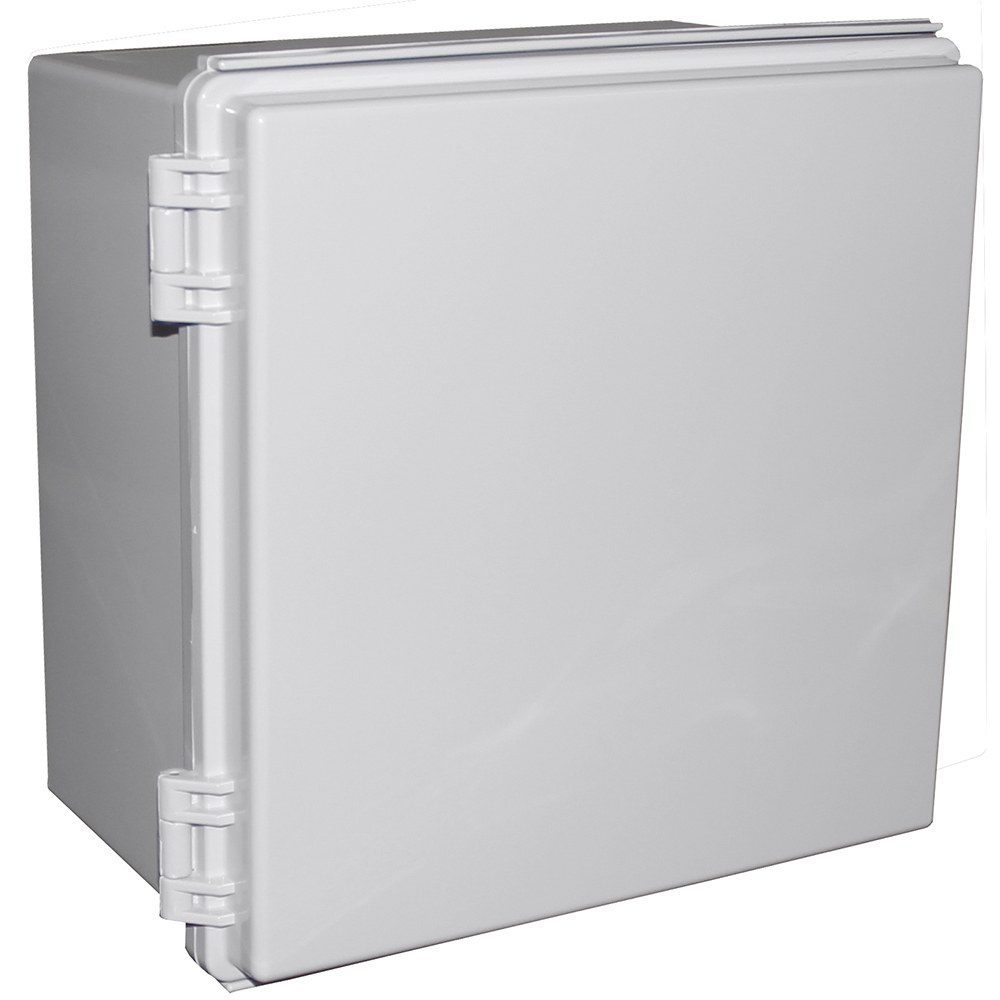 CHDX8-331 - X8 Series Waterproof Hinged Door Enclosure, Grey, ABS UL94-HB, 300x300x180mm