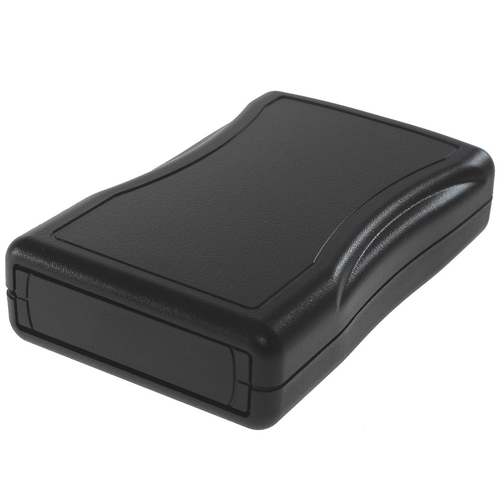 CHH451ABK, 45 Series Palm Case Electronic Enclosure, Black, Textured, AA Battery Compartment, Size 1