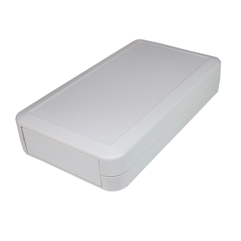 CHH873WHB - 87 Series Silicone Cover Handheld Enclosure, White, 2x AA Battery Compartment, Size 3, 135x76x27mm
