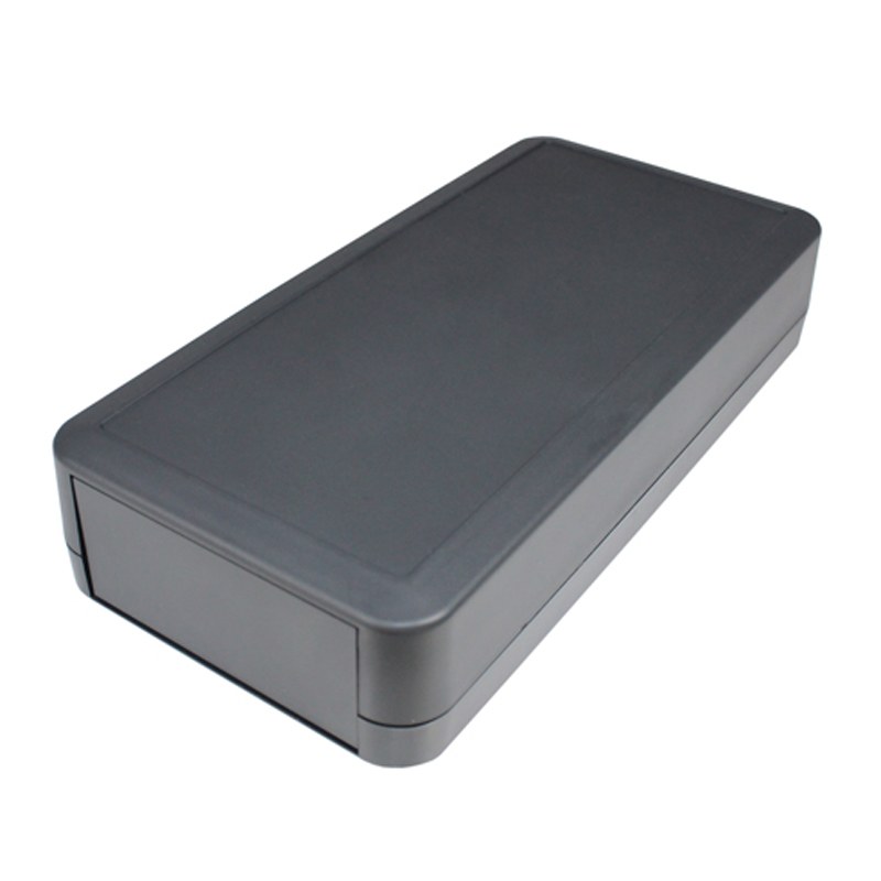 CHH879DGD - 87 Series Silicone Cover Handheld Enclosure, Dark Grey, 6x AAA Battery Compartment, Size 9, 145x96x35mm