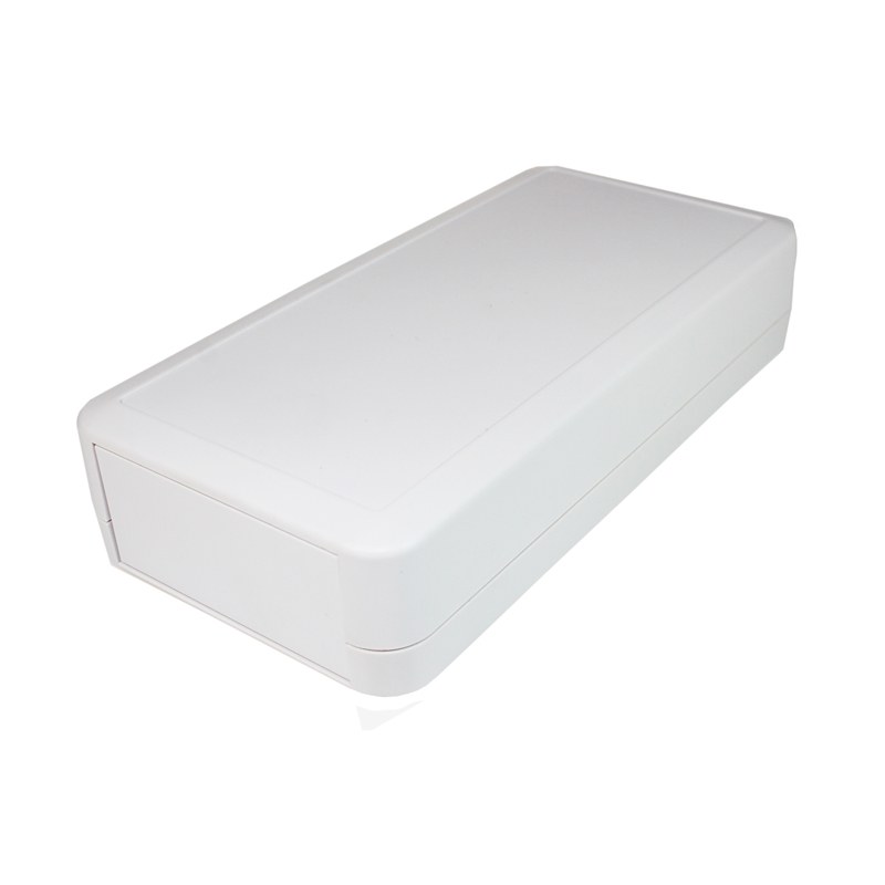 CHH879WHD - 87 Series Silicone Cover Handheld Enclosure, White, 6x AAA Battery Compartment, Size 9, 145x96x35mm