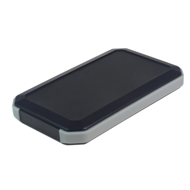 CHH901ABG - 90 Series Waterproof Soft Grip Handheld Enclosure, Black/Grey, x4 AAA Battery Compartment, Size 1, 146x88x20
