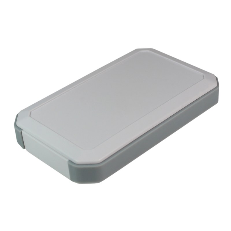 CHH902CWG - 90 Series Waterproof Soft Grip Handheld Enclosure, White/Grey, x3 AA Battery Compartment, Size 2, 146x88x25m