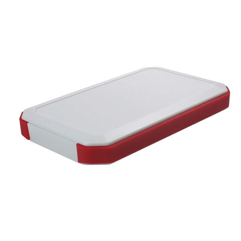 CHH904DWR - 90 Series Waterproof Soft Grip Handheld Enclosure, White/Red, x2 AAA Battery Compartment, Size 4, 126x79x20m