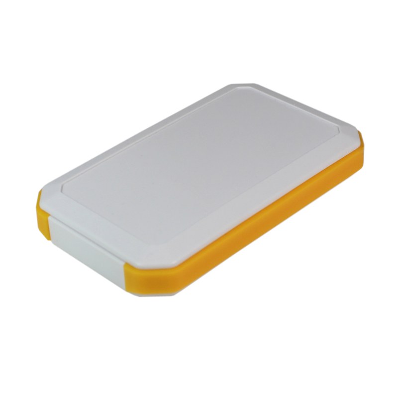 CHH905DWY - 90 Series Waterproof Soft Grip Handheld Enclosure, White/Yellow, x2 AAA Battery Compartment, Size 5, 126x79x
