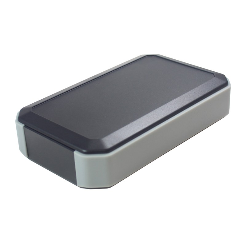 CHH908GBG - 90 Series Waterproof Soft Grip Handheld Enclosure, Black/Grey, x6 AA Battery Compartment, Size 8, 191x126x25