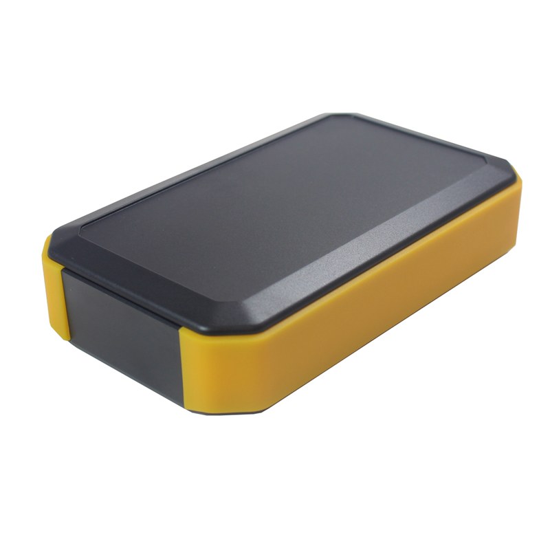 CHH908GBY - 90 Series Waterproof Soft Grip Handheld Enclosure, Black/Yellow, x6 AA Battery Compartment, Size 8, 191x126x