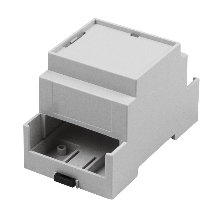 CNMB/3ST/2 - DIN Rail Module Box, Polycarbonate Enclosure, Industrial IoT Electronics Housing
