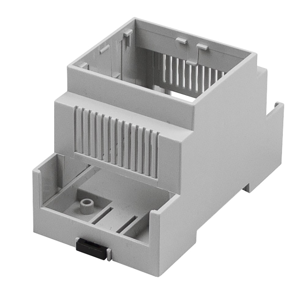 CNMB/3V/2 - DIN Rail Module Box, Polycarbonate Enclosure, Industrial IoT Electronics Housing