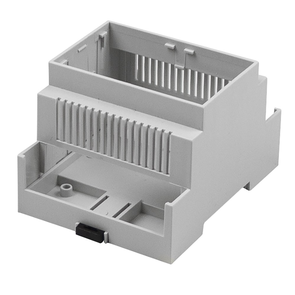 CNMB/4V/2 - DIN Rail Module Box, Polycarbonate Enclosure, Industrial IoT Electronics Housing