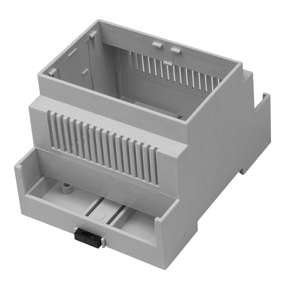 CNMB/4WV/2 - DIN Rail Module Box, Polycarbonate Enclosure, Industrial IoT Electronics Housing