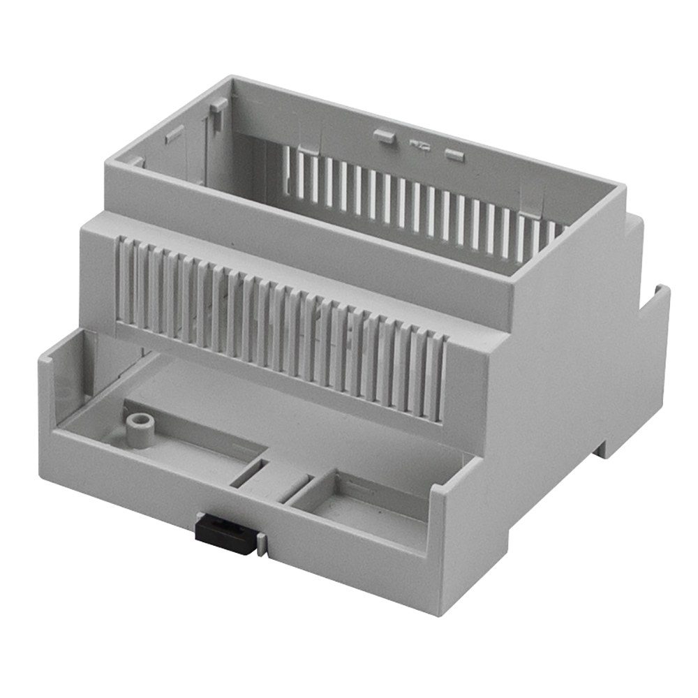 CNMB/5V/2 - DIN Rail Module Box, Polycarbonate Enclosure, Industrial IoT Electronics Housing