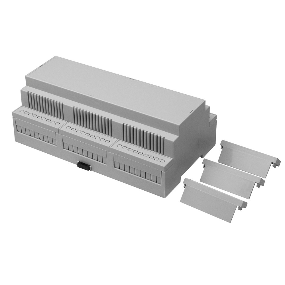 CNMB/9V/KIT - DIN Rail Module Box Kit, Industrial Enclosure, Polycarbonate Enclosure