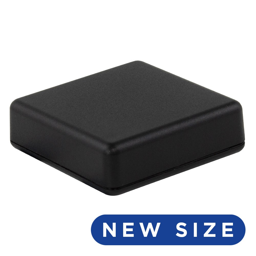 CUE8225BK - 82 Series Multipurpose ABS Enclosure, Black, ABS UL94-HB, Size 25, 50x50x15mm