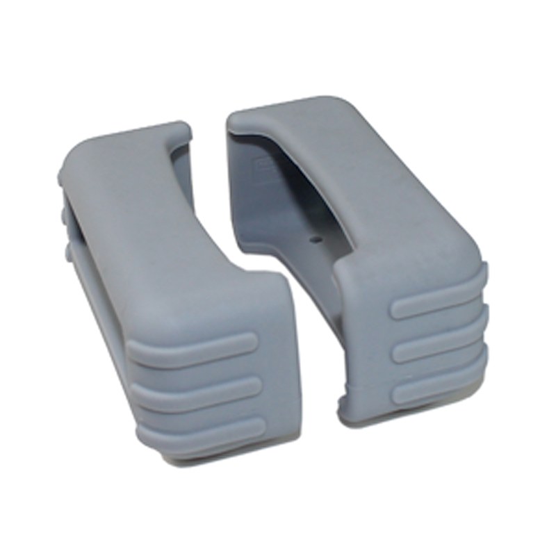 CUE82B6GY - Rubber Boots for 82 Series Multipurpose ABS Enclosure, Grey, Fits Size 18 40x116x81.5mm