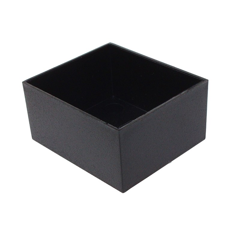 RTM103-BLK - 100 Series Open Potting Box, Black, ABS UL94-HB, 40x35x20mm