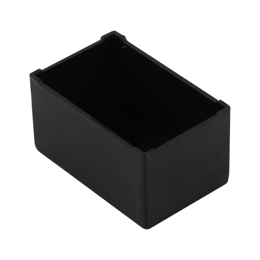 RTM110-BLK - 100 Series Open Potting Box, Black, ABS UL94-HB, 22x14x9mm