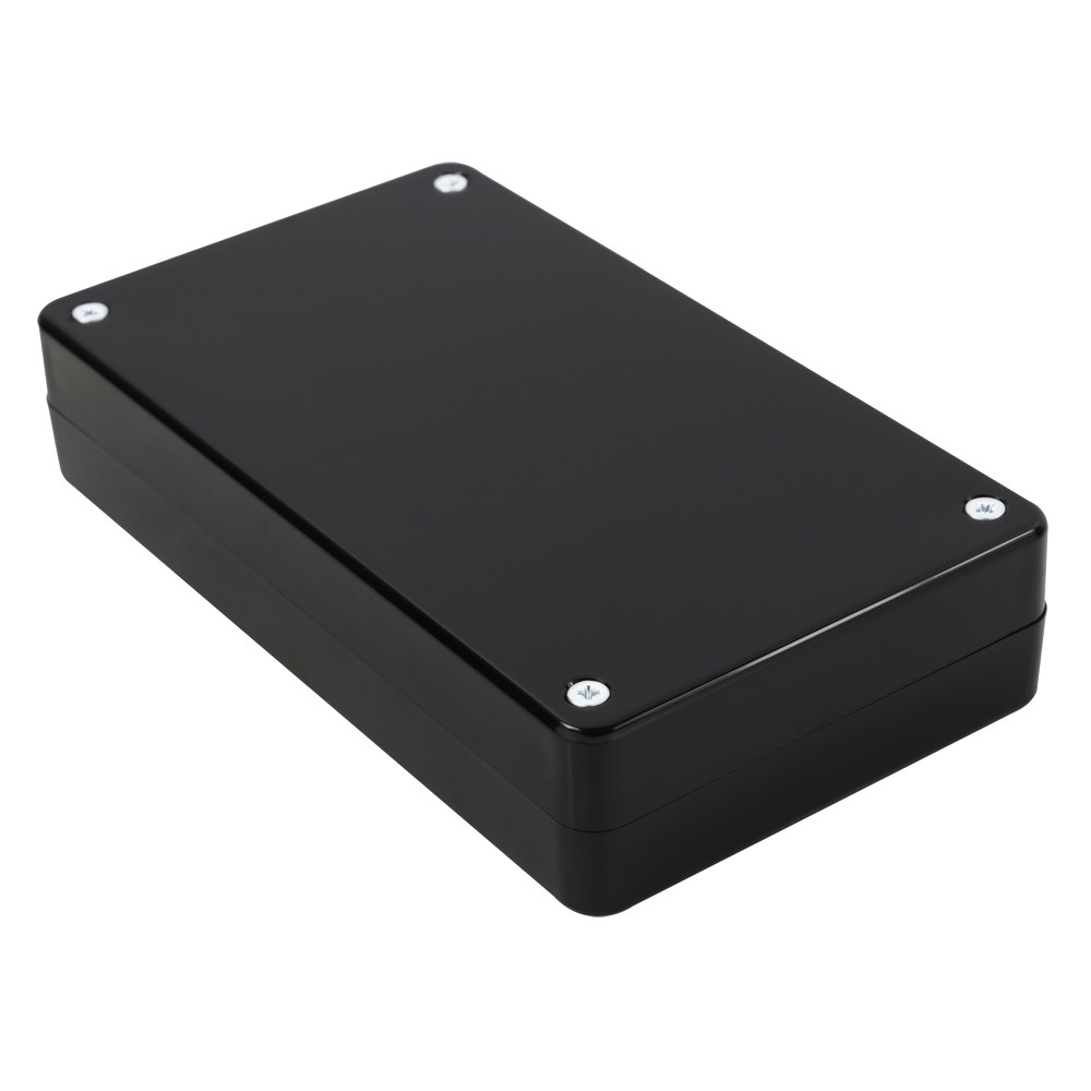 RTM2030/30-BLK - 2000 Series General Purpose ABS Enclosure, Black, ABS UL94-HB, 142x80x30mm