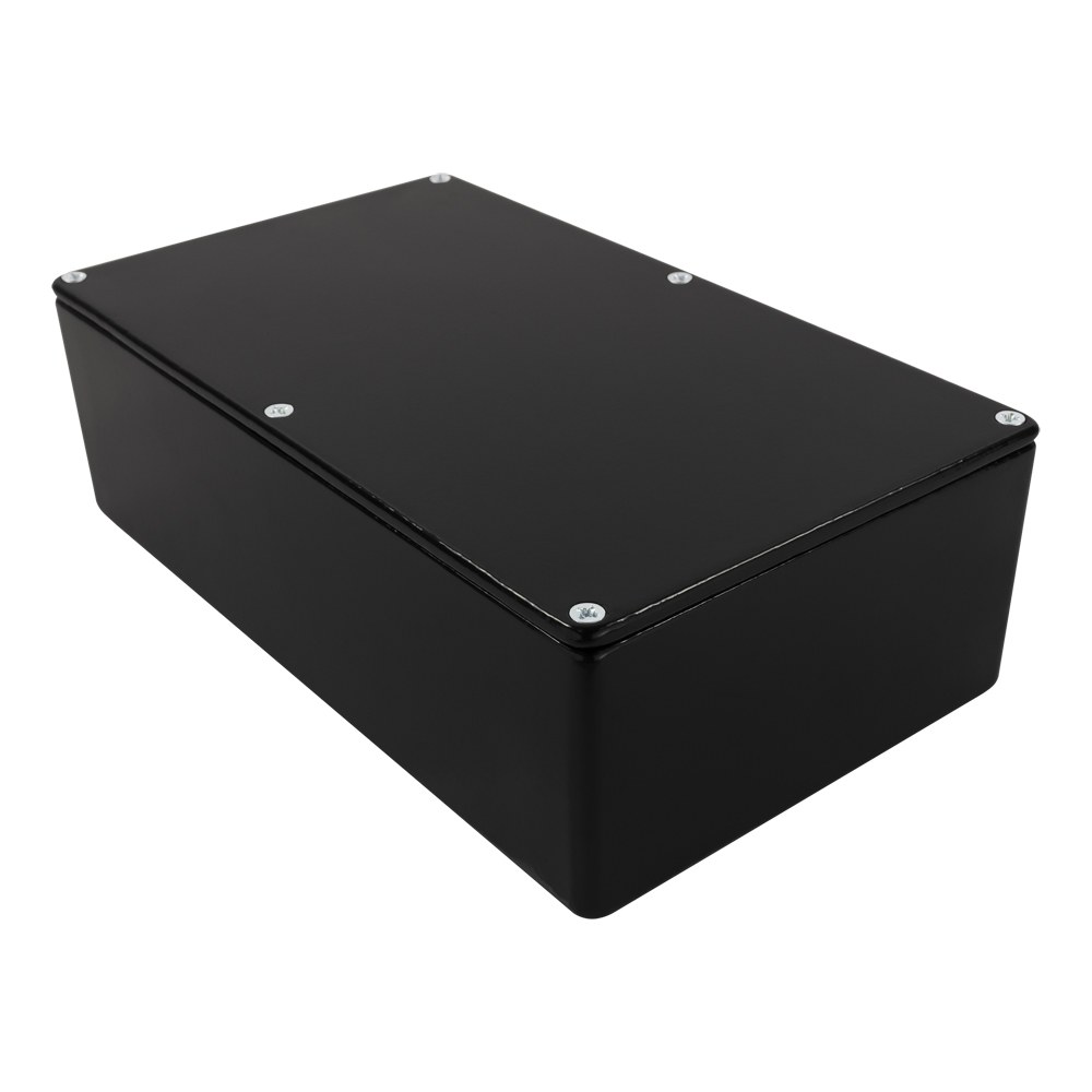 RTM5006/16-BLK - 5000 Series Multipurpose Diecast Enclosure, 192x112x61mm, black