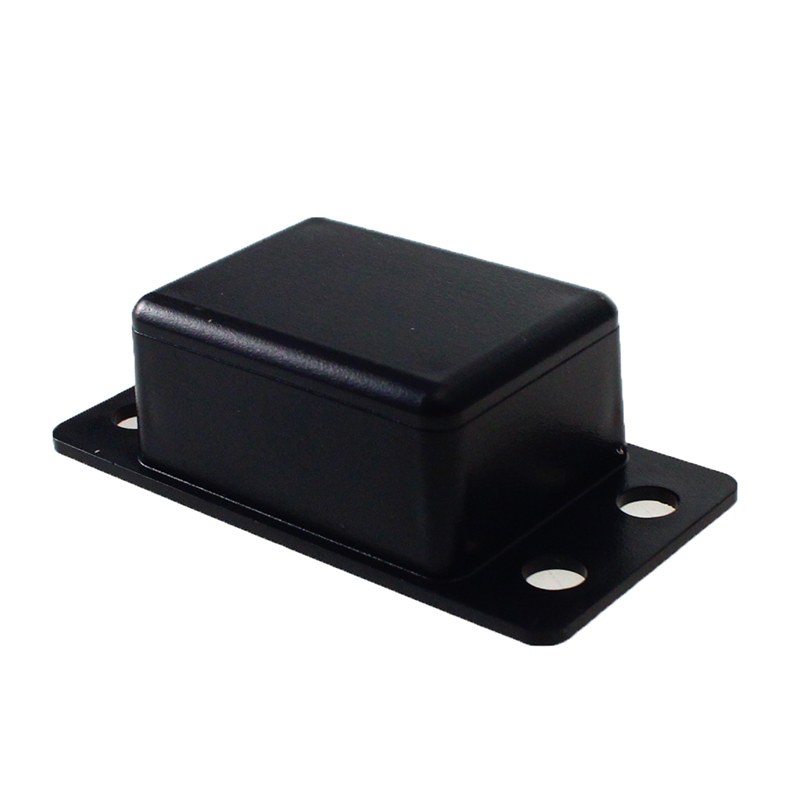 RX505A - 500 Series Small Flanged ABS Box, Black, ABS UL94-HB, 36x26x17mm