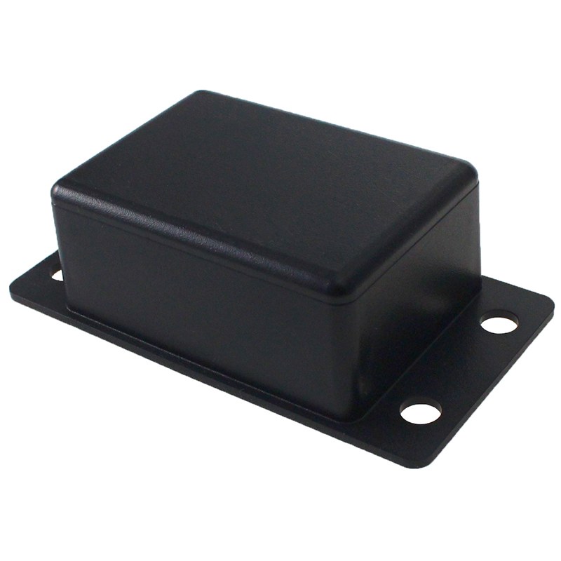 RX507A - 500 Series Small Flanged ABS Box, Black, ABS UL94-HB, 48x34x21mm