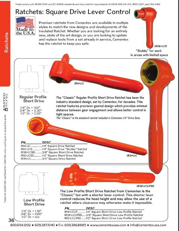 Ratchets and Torque Tools
