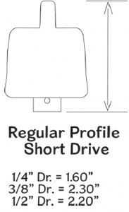RegularProfileShortDriveDimension