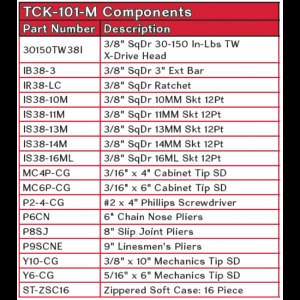 TCK101M_Components