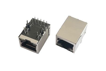 100/1000 POE Base-T 1x1 RJ45 with magnetics module | Magnetic components | Transformer, Inductor, Choke Manufacturer