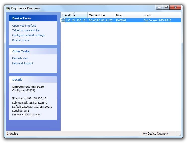 Configuring the R400N / R400NG for UDP and TCP connection
