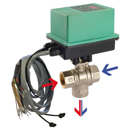 DIAMIX L motorised valve
