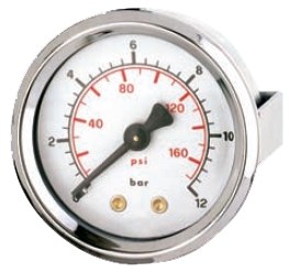 Manometer/Frontring Ø 40 - 50 - 63 mm, Kl. 2,5