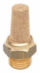 Schalldämpfer aus Sinterbronze mit Messinggewinde