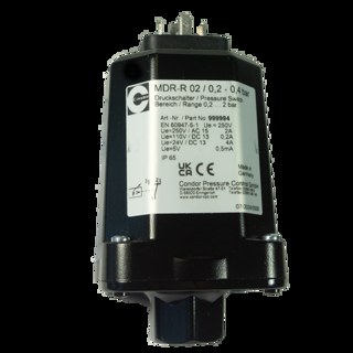 Pressure switch MDR R with rectangular connector