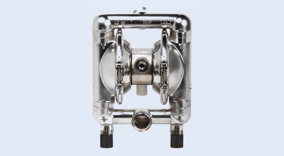 DEPA® Druckluft-Membranpumpen, Edelstahlpumpen, Baureihe L, Typ DL-SF/SFS