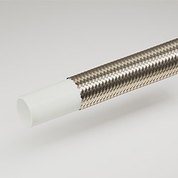 RESISTOFLEX® SBT-W, PTFE-Schlauchliner in Naturfarbe, Pressanschlüsse
