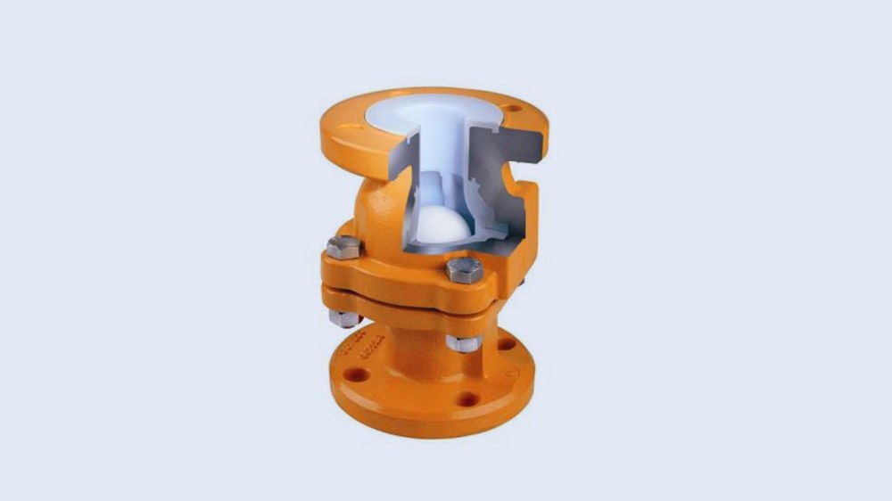 XOMOX® Ausgekleidete Rückschlagventile der Baureihe XLC